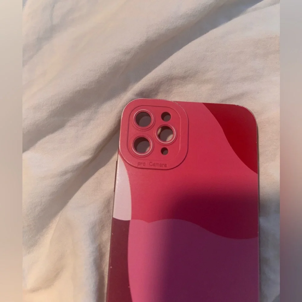 Pink and Red Phone Case (iPhone 11 pro max)